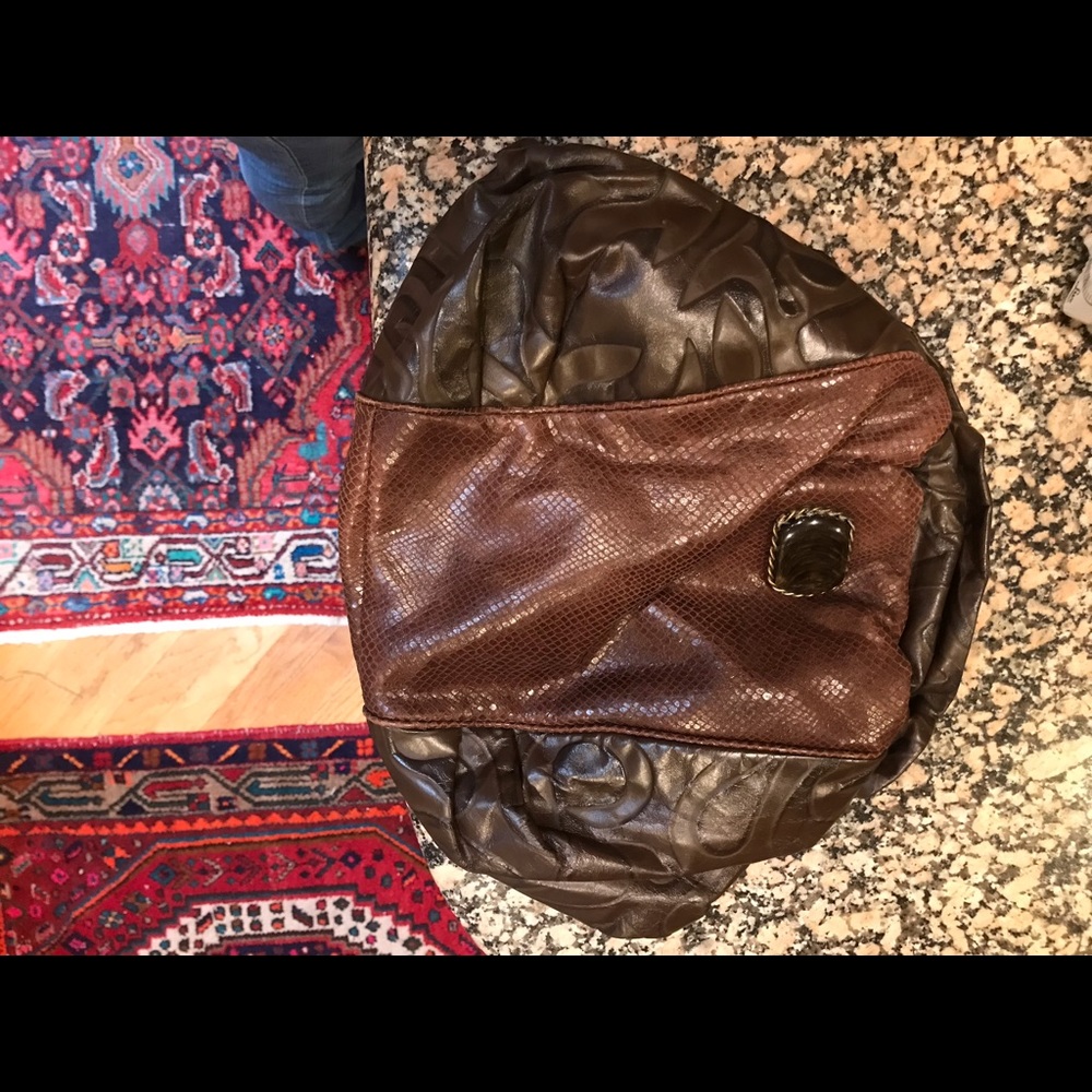 Leather Brown Bag by Sharif
